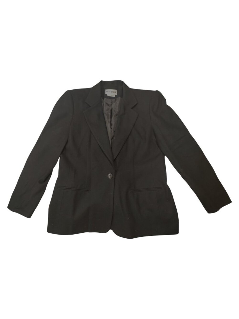 Joan Leslie Black Wool Blazer Women's Size 10 (Medium)